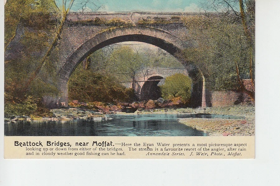 View of Beattock Bridges on Evan Water, Moffat, Dumfries-shire - Image 1 of 1