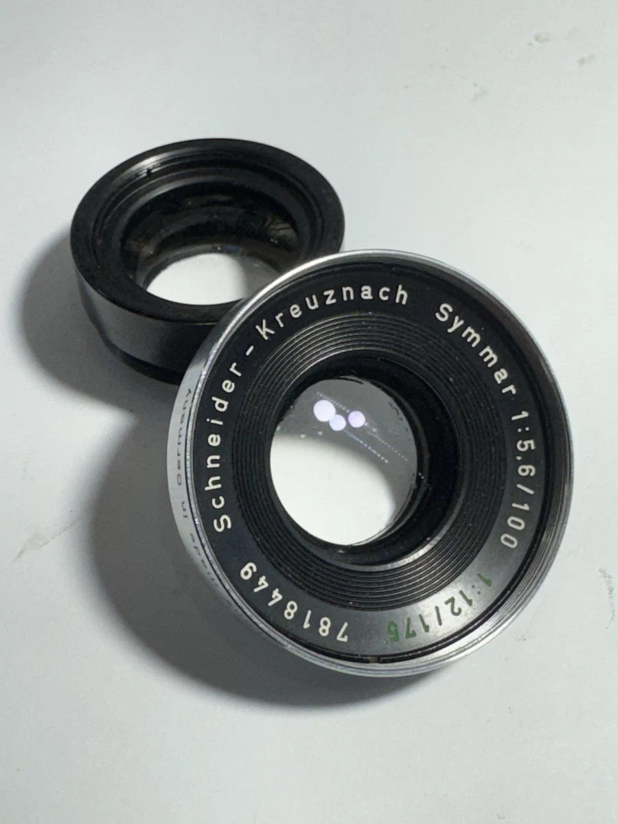 レンズ(単焦点) Schneider Kreuznach SYMMAR-S 5.6/100 Schneider f/5.6 Camera Lenses 100mm Focal for sale | eBay