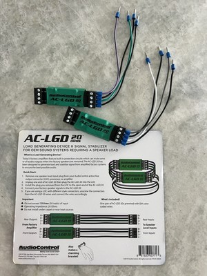 AUDIO CONTROL AC-LGD-20 / 20 OHM Load Generating Device & Signal Stabilizer