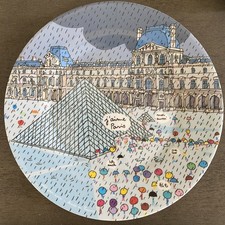 Petit Jour Paris Dessert Plate Louvre Mueseum Melamine 7.75" -New Rare