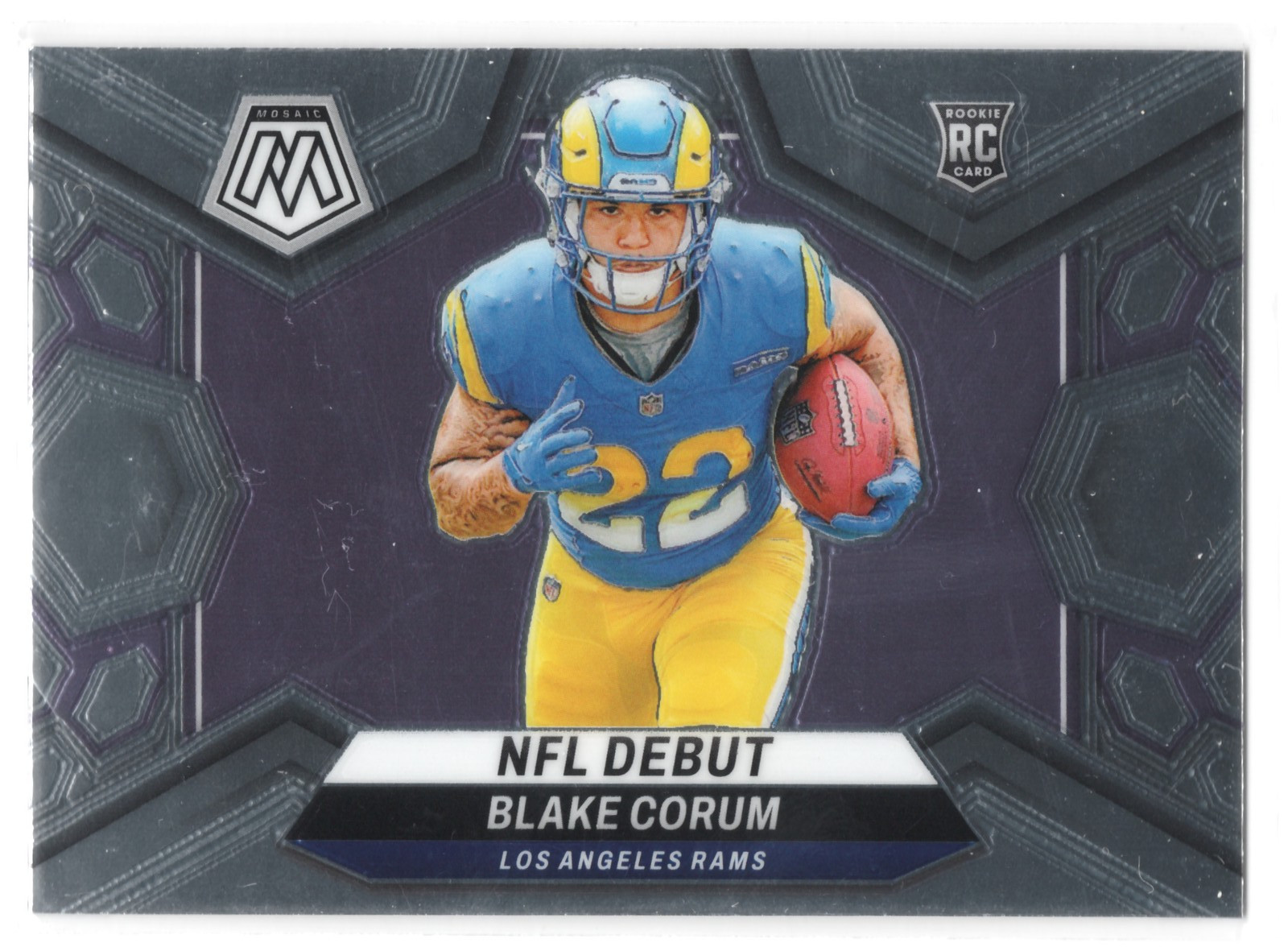 2024 Panini Mosaic Silver #278 Blake Corum Los Angeles Rams