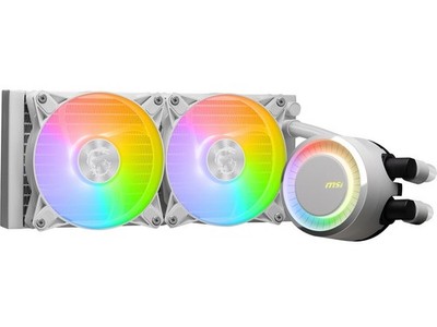 4711377124140 MAG CORELIQUID E240 WHITE 240mm 2xARGB FAN MSI