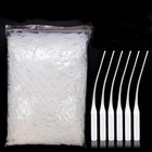 50-200Pcs Micro-Tips Plastic Glue Extender Precision Applicator Dropping Tubes