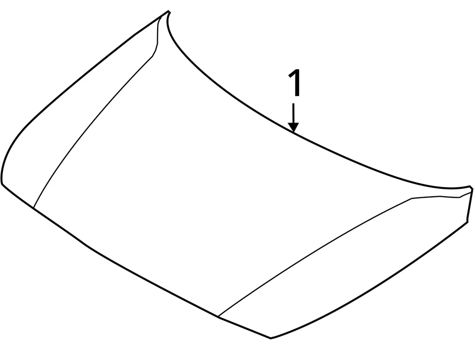 Hood HYUNDAI ACCENT 18 19 20 21 22 - Image 4 of 4