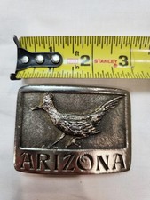 Vintage 1984 Siskiyou Arizona Roadrunner Belt Buckle USA 5880
