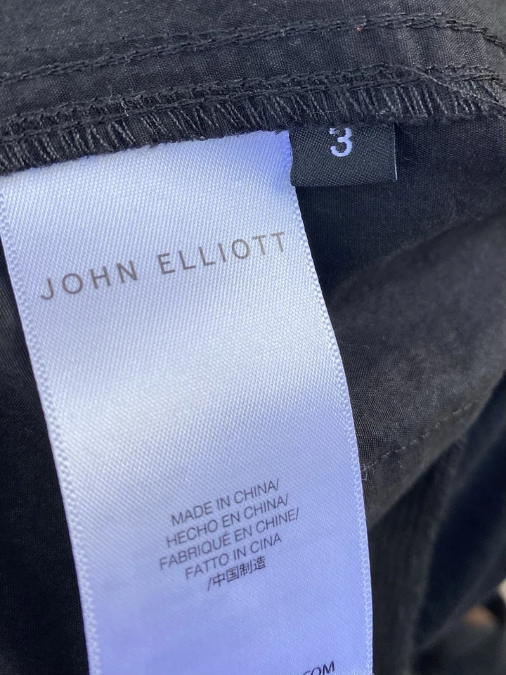 Pantalones de nailon John Elliott del Himalaya talla 3 negros con cordón Foto 3 de 4
