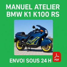 Manuel Atelier BMW K1 K100 RS 1988 Revue Technique Moto Français RMT CD PDF