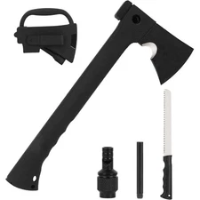 Camping Hand Axe with Sheath, Outdoor Lightweight Camp Hatchet Hammer Combo Kit
