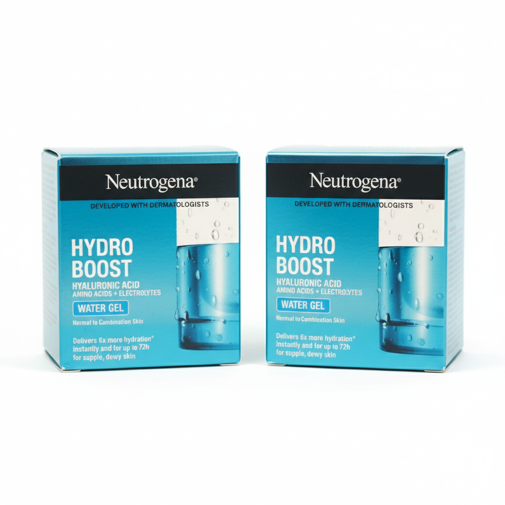 Neutrogena Hydro Boost Water Gel Face Moisturizer 1.7 OZ Pack of 2