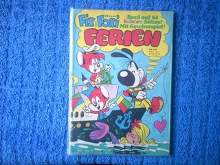 Fix und Foxi Ferien Sonderheft 1977 Pabel Verl. Zust. 1 2