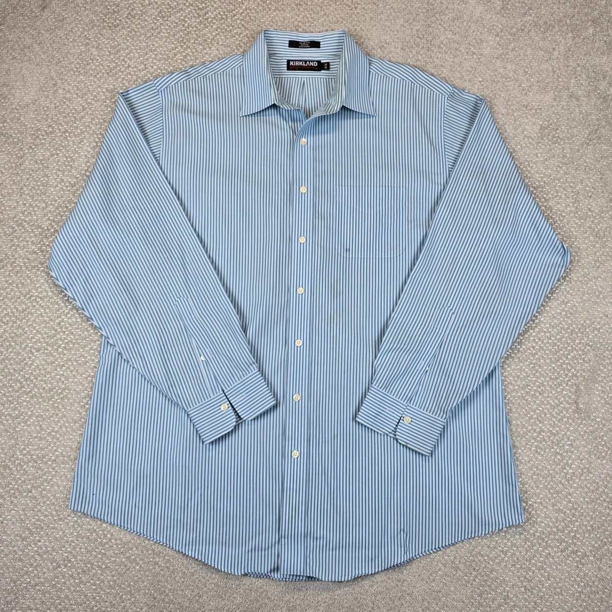 slim fit dress slacks Niko // Blue End On End - Small Batch Style S- 38 Chest / B - Reg - Long Sleeve - 32