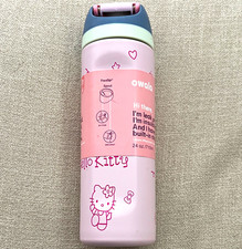 Owala FreeSip Hello Kitty 24 fl oz Insulated BPA-Free Water Bottle Pink