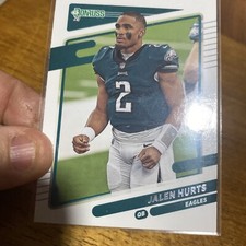 Jalen Hurts No Helmet Variation Panini Donruss Football 2021