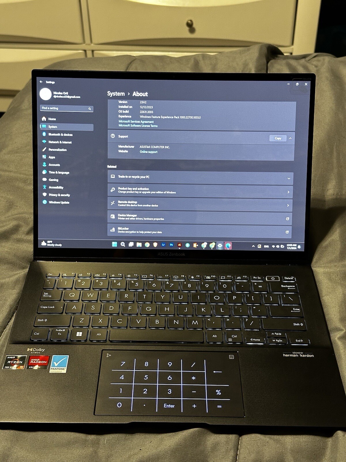 ASUS ZenBook 14 Pro Ultra Slim Laptop Powerful Performance-image