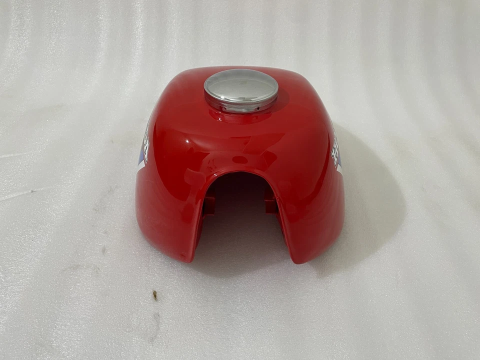 Honda ATC 200ES 200 ES Big 1983-84 Red Painted Aluminium Petrol Gas Tank +Cap - Image 4 of 4