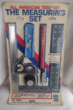 Vintage Great Neck "All American Tool Set The Measuring Set"