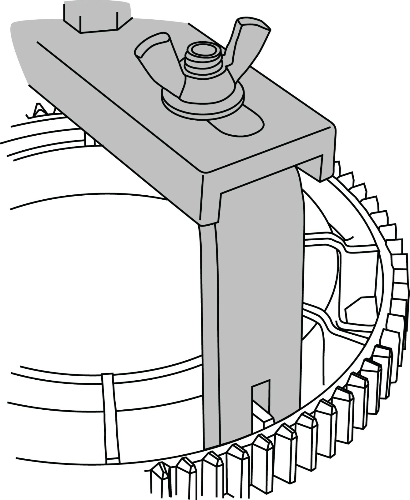 Lisle 63000 Fuel Tank Lock Ring Tool 83045630005 eBay