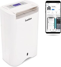 Ivation 19-Pint Dehumidifier, 410 Sq/Ft Wi-Fi...