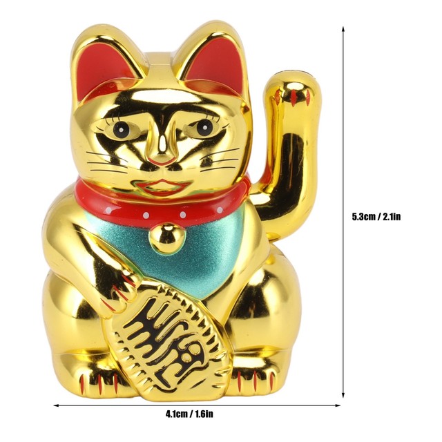 Solar Waving Lucky Cat Plastic Solar Powered Lucky Cat For Cafes For Restaurants Solar Waving Lucky Cat Plastic Solar Powered Lucky Cat For Cafes For Restaurants