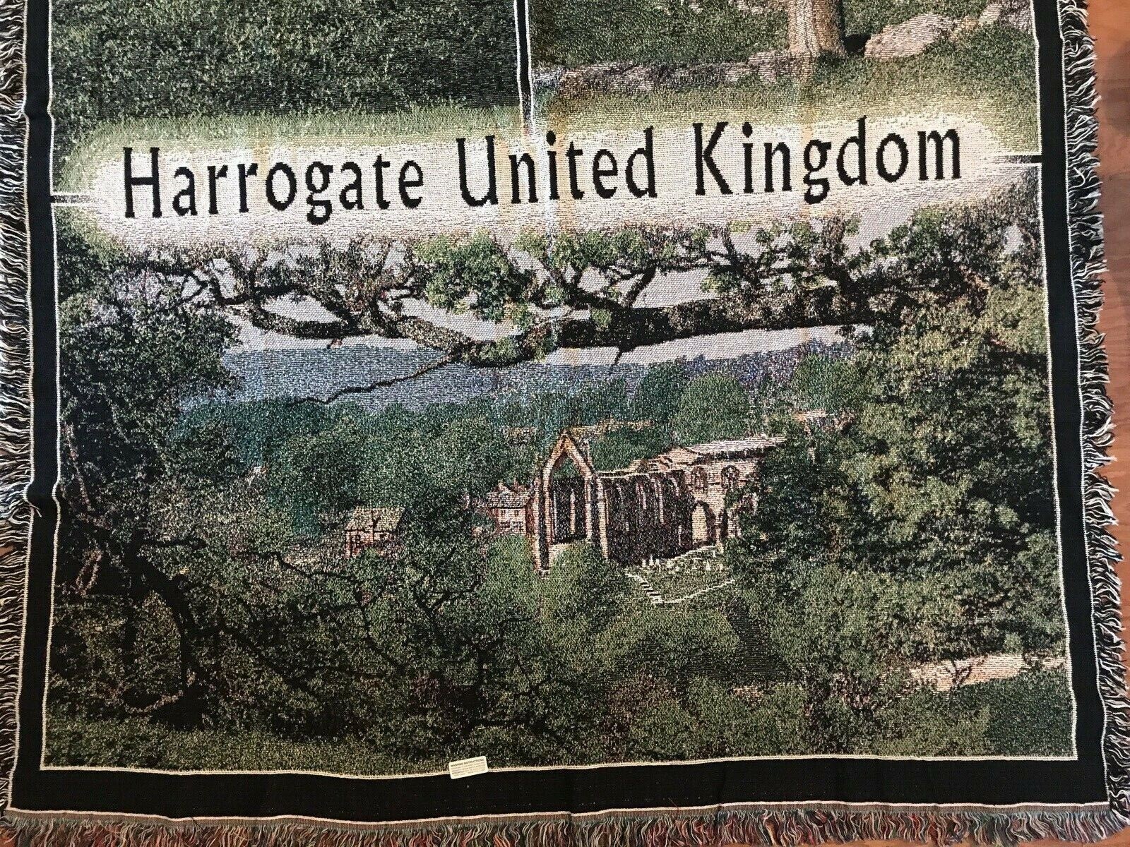 Harrogate United Kingdom Country Suffolk Sheep Red Postal Box Throw