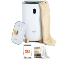 VEVOR Towel Warmer Bucket 35 L, Double Towel Warmer Electric Plug-In White