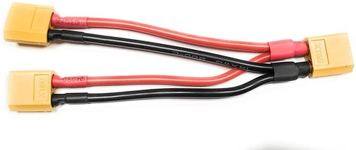 Câble Connecteur XT60 Parallèle Y Splitter - Rallonge Batterie 14AWG Fil Silicone - Neuf
