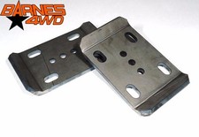 U-bolt Plates Pair 4 Axle Tube 3 Wide Spring For Dana 80