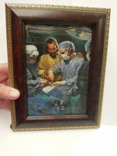 Nathan Greene CHIEF OF MEDICAL STAFF Jesus in Operating Room DARK CHERRY FRAME