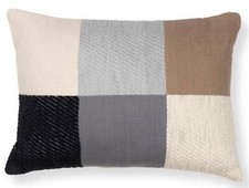 Colorblock Multi-Colored Lumbar Pillow 14X19