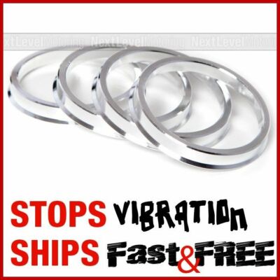 SET OF (4) ALUMINUM HUB CENTRIC RINGS 73.1 / 64.1 HONDA CIVIC 06+ 07 08 09  SI