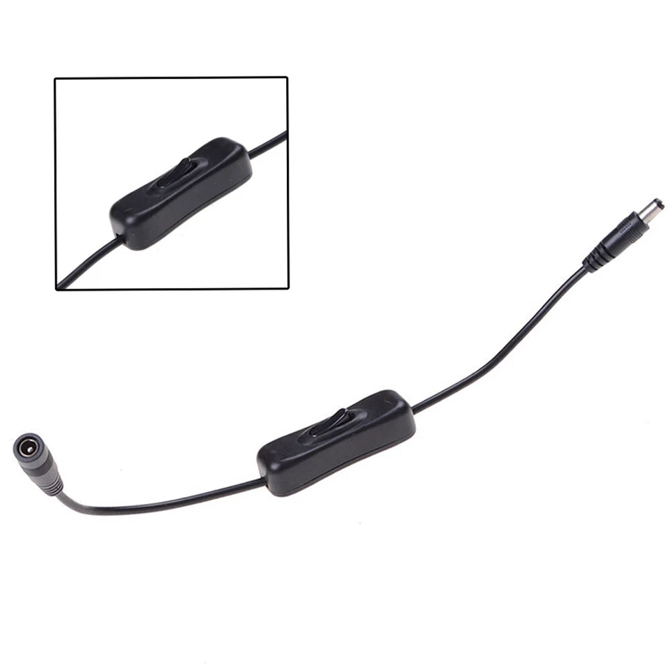LED Light Strip In-line On/Off Switch With Male Female 2.1mm/5.5mm Connector-12V - Image 2 of 4