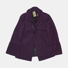 M&co Overcoat Jacket / Size 14 / Womens / Purple / Polyester