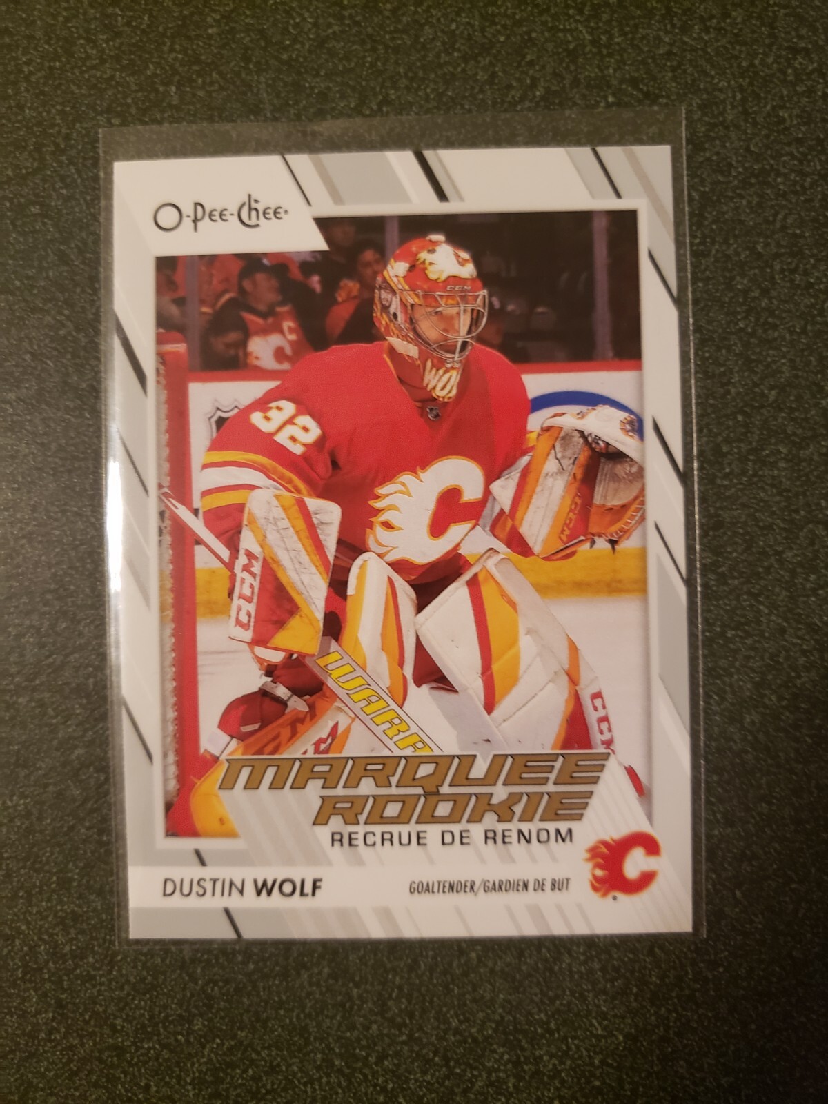Dustin Wolf 2023-24 UD O-Pee-Chee Marquee Rookie Calgary Flames #574