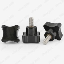 304SS Plastic Four Point Star Hand Knob Tightening Screws M5 M6 M8 M10 M12