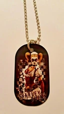 HARLEY QUINN DOG TAG NECKLACE WITH BALL CHAIN CUSTOM MADE UNIQUE FREE USA SHIP