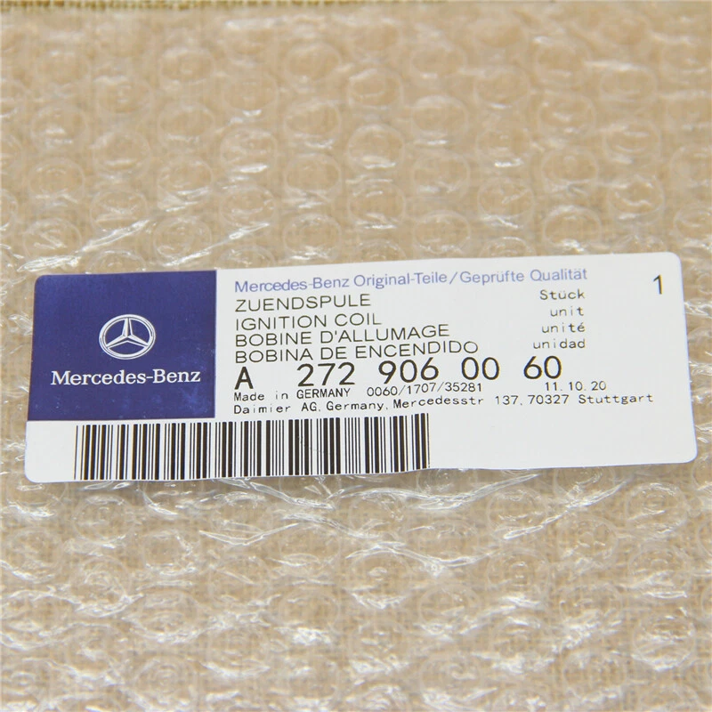 Brand New Set of 6 PCS Ignition Coils 19005267 for 2005-2010 Mercedes-Benz - Image 2 of 4