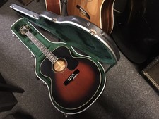 Yamaha Fj-651 Jumbo Acoustic Guitar Taiwan 1984 Red Violin Finish Excellent/case