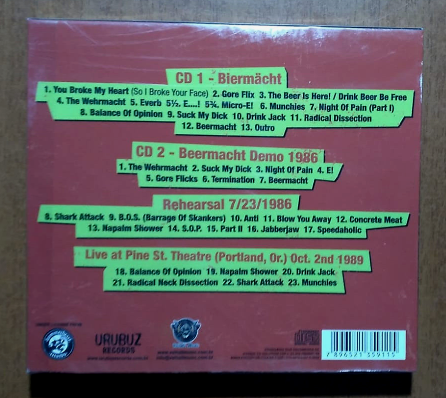 Wehrmacht – Biermacht BR Special DCD Ed. Slipcase + Poster US 80´s