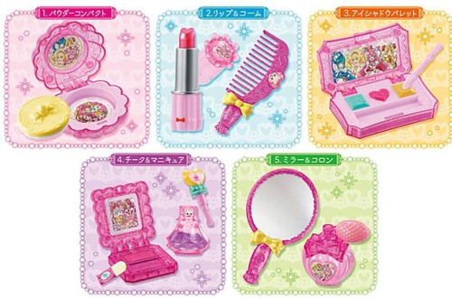 PreCure All Stars PreCure Makeup Set Collection Toy 5 Types Comp Set Mascot New - 第 2/12 張圖片