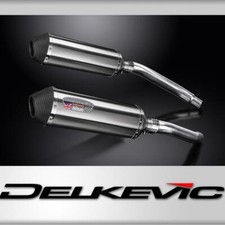 Suzuki GSXR1100 K-L-M-N 1989-93 343mm X-Oval Stainless Exhaust Silencer Can Kit