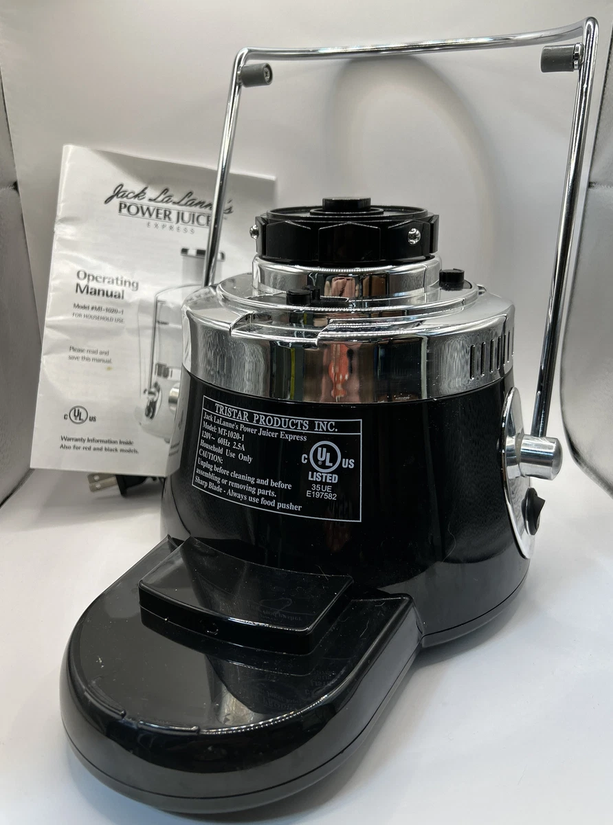 Jack LaLanne s Power Juicer Express Motor Base Manual MT 1020 1