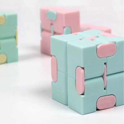 Infinity Cube Fidget Cube Anti Stress Relax Office Flip Stress Relief Finger Toy Ebay