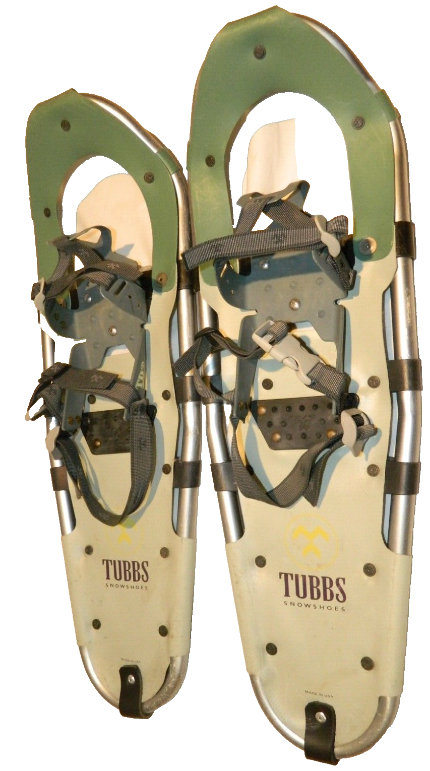 TUBBS Adventure 8x25" Snowshoes TDS Control Wing Bindings USA Winter