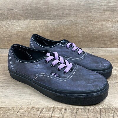 VANS Authentic Midnight Shift Black/Black Shoes Sneakers Mens 5 Womens 6.5 NEW
