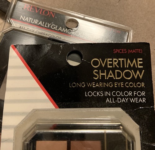 Revlon Overtime Shadow Long Wearing Eye Color Spices (Matte) & Blush Lot Of 2 - Picture 9 of 10