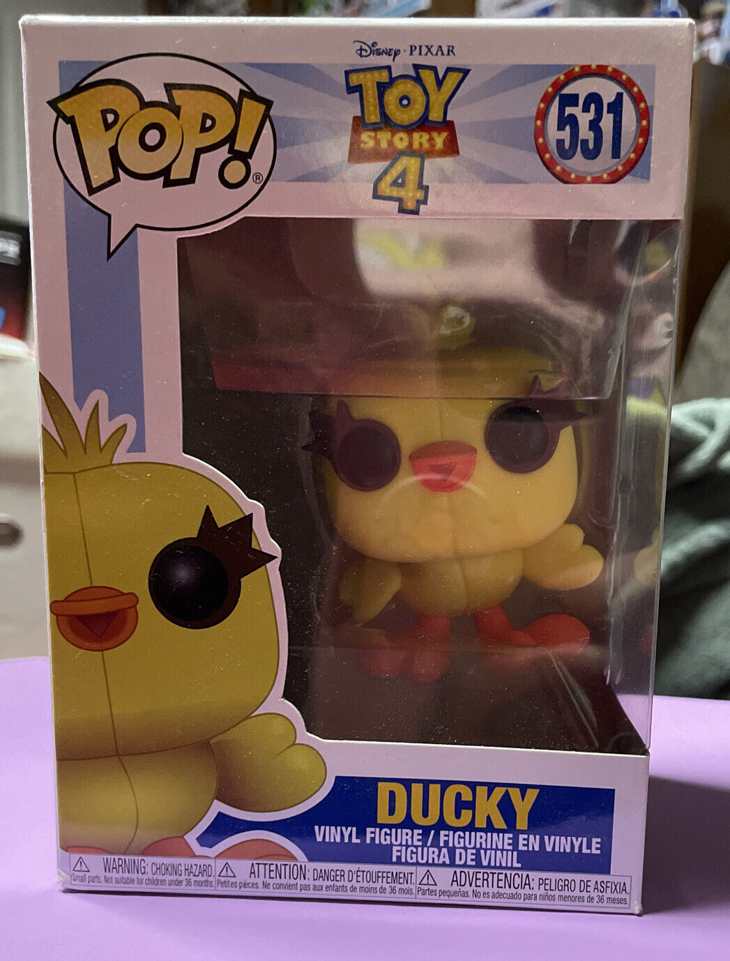 Funko POP! Disney Pixar Toy Story 4 Ducky #531 Vinyl Figure New