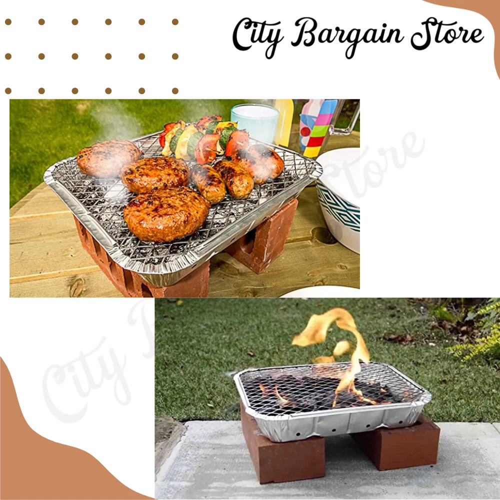 Disposable charcoal clearance grill