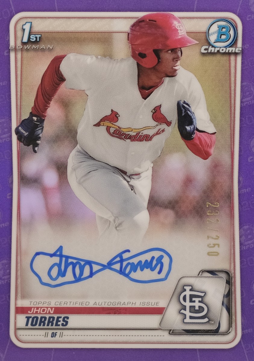 スポーツ選手 2017 bowman chorme torres refractor auto 2017 bowman chorme torres refractor auto スポーツ選手