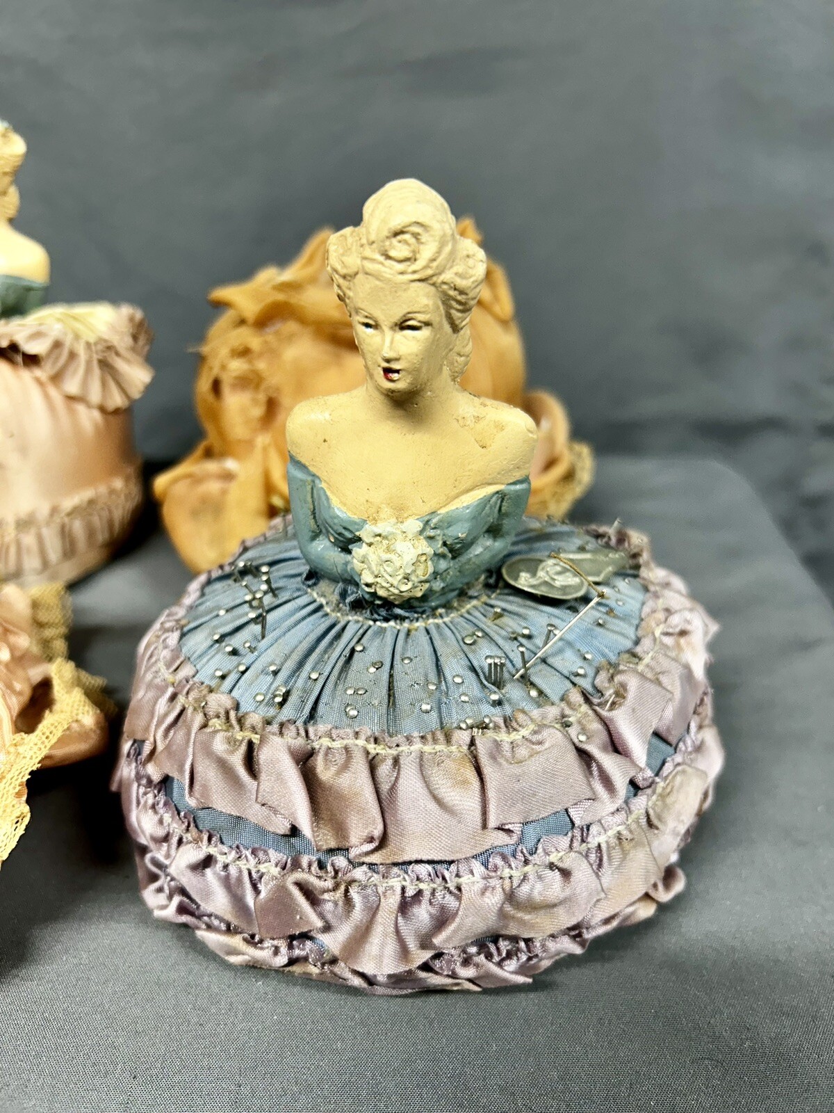 Lot 4 Dolls Antique Vintage Pin Cushions eBay