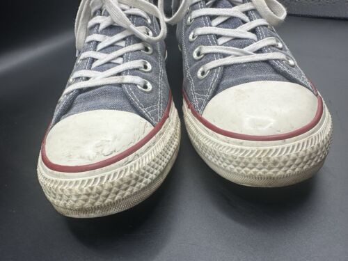 Converse All Star Unisex Blue Denim Stone Wash Low Top Sneaker / Schuhe - UK 7 - Bild 7 von 23